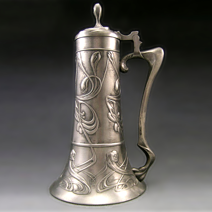Jugendstil Pewter
